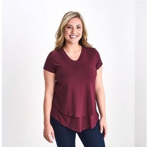Latched mama v-neck nursing tee 2.0